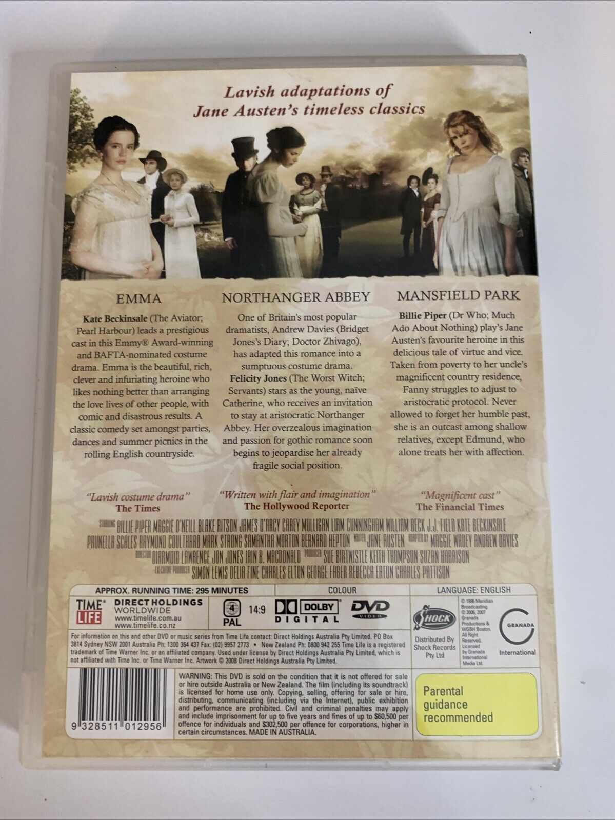 The Jane Austen Collection : Emma / Northanger Abbey / Mansfield Park (DVD)