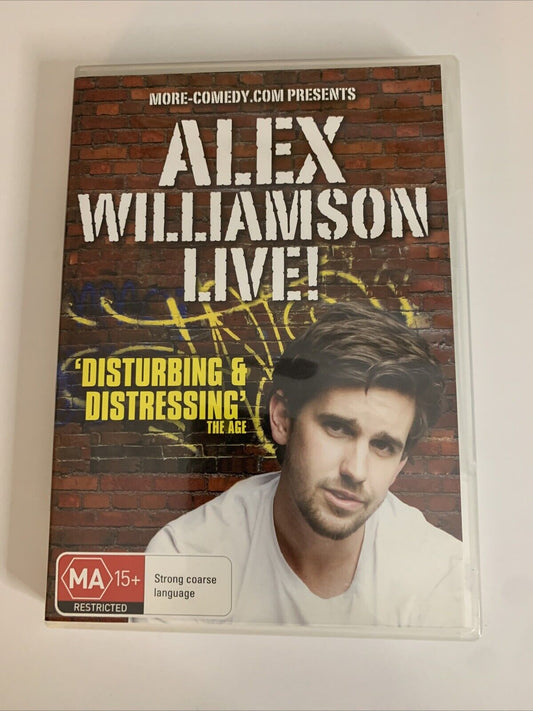 Alex Williamson Live (DVD, 2013) Comedy Region 4