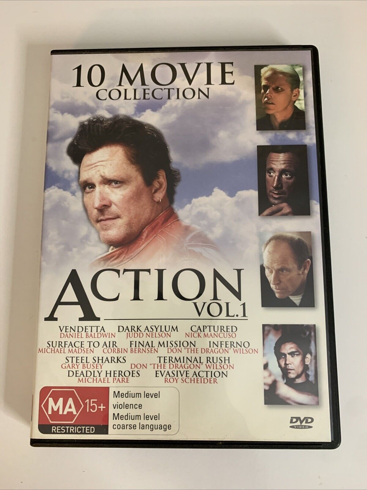 Action 10 Movie Collection DVD Michael Madsen, Gary Bussey, Don Wilson, Judd Nel