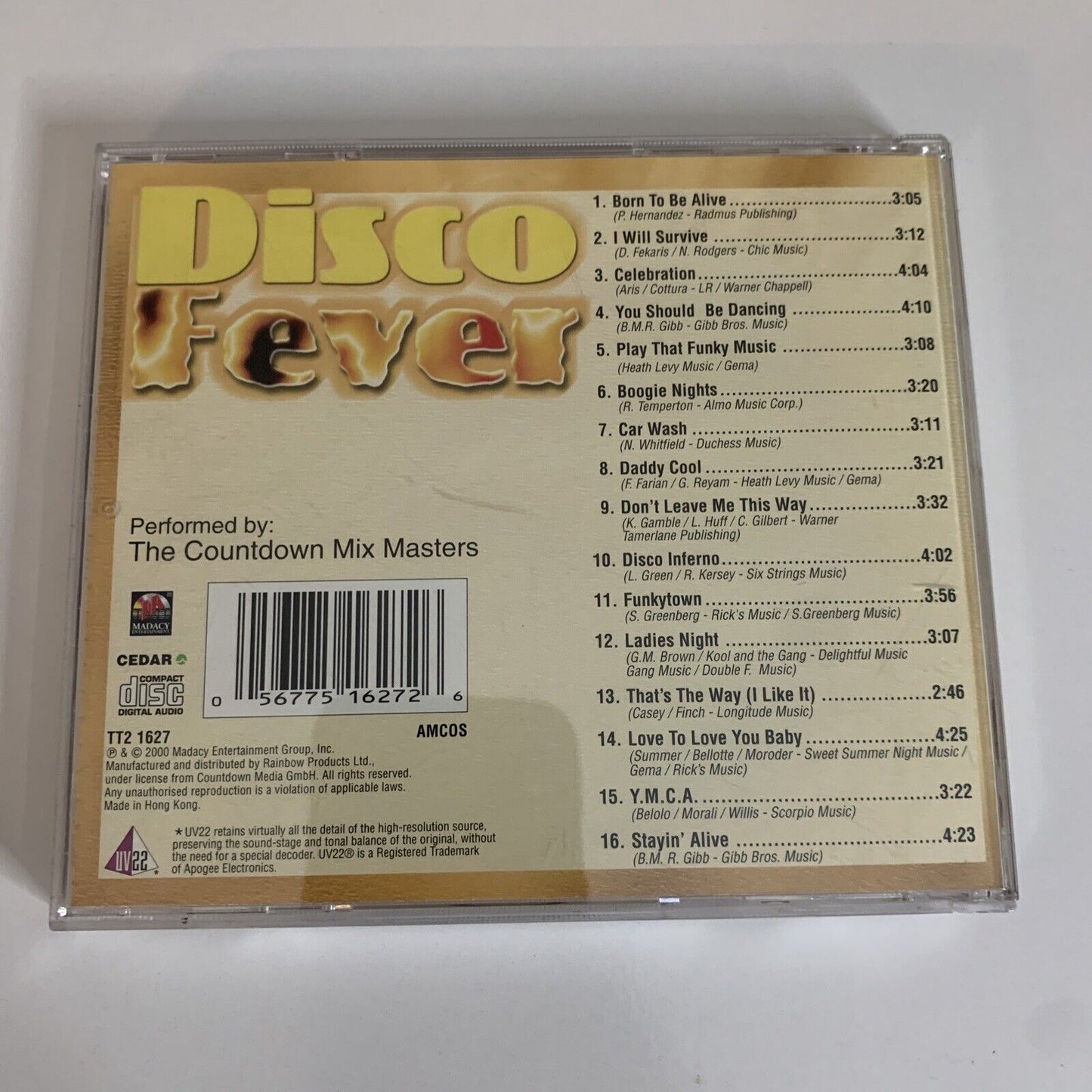 Timeless Treasures: Disco Fever by Various Artists (CD, 2000)