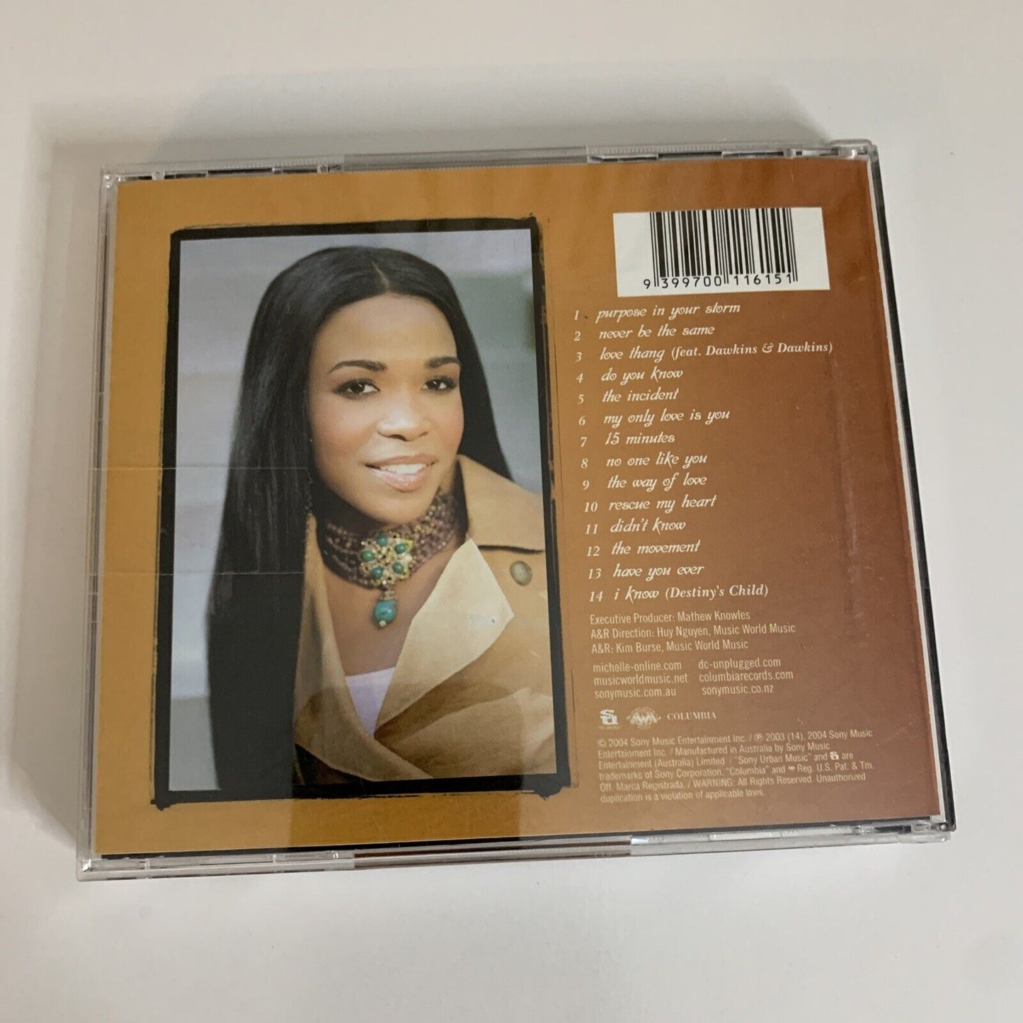 Do You Know by Michelle Williams (CD, 2005) Album