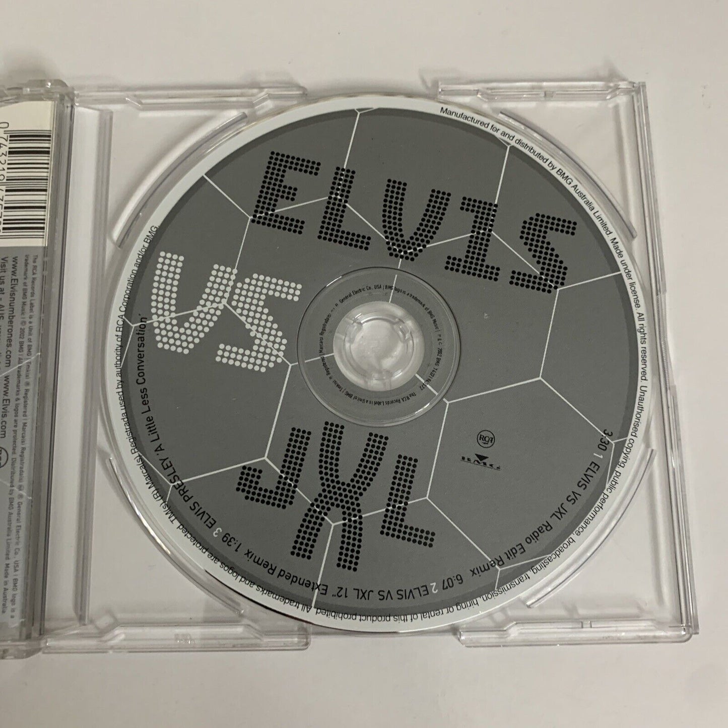 Elvis Vs JXL – A Little Less Conversation (CD, 2002)