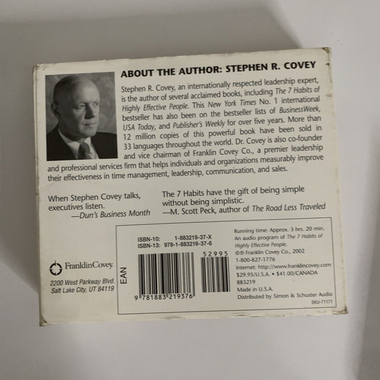 The 7 Habits of Highly Effective People by Stephen R. Covey (Audio CD, 2011)