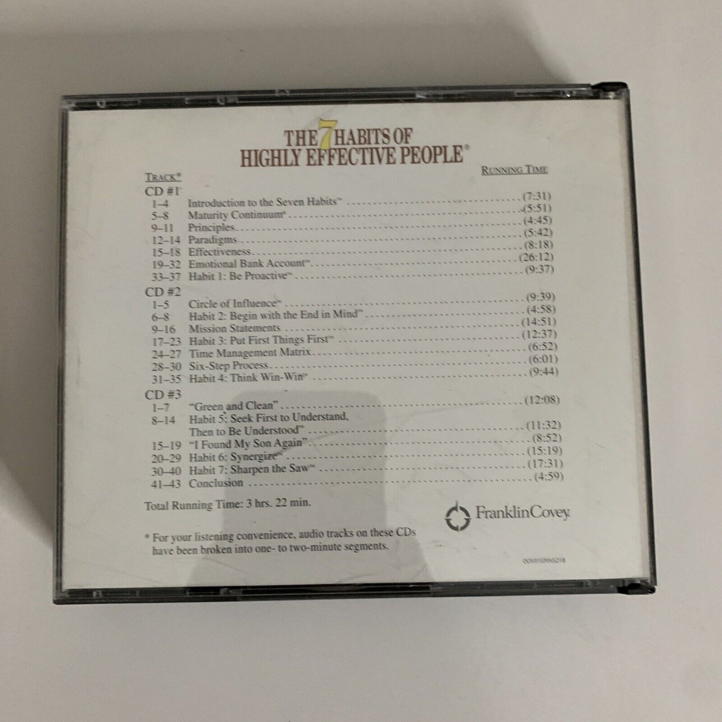 The 7 Habits of Highly Effective People by Stephen R. Covey (Audio CD, 2011)