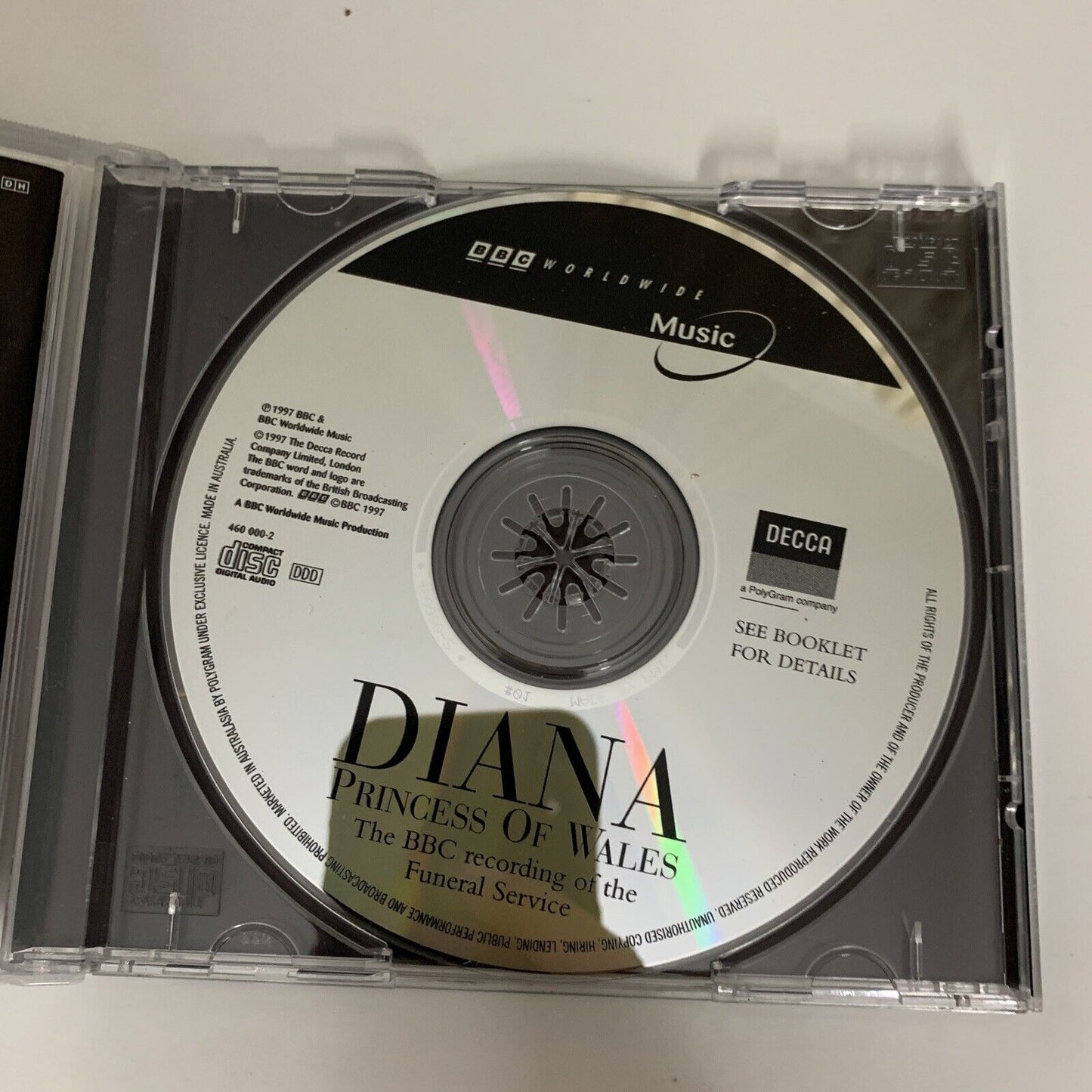 Diana: 1961-1997 The BBC Recording Of The Funeral Service (CD, 1997)