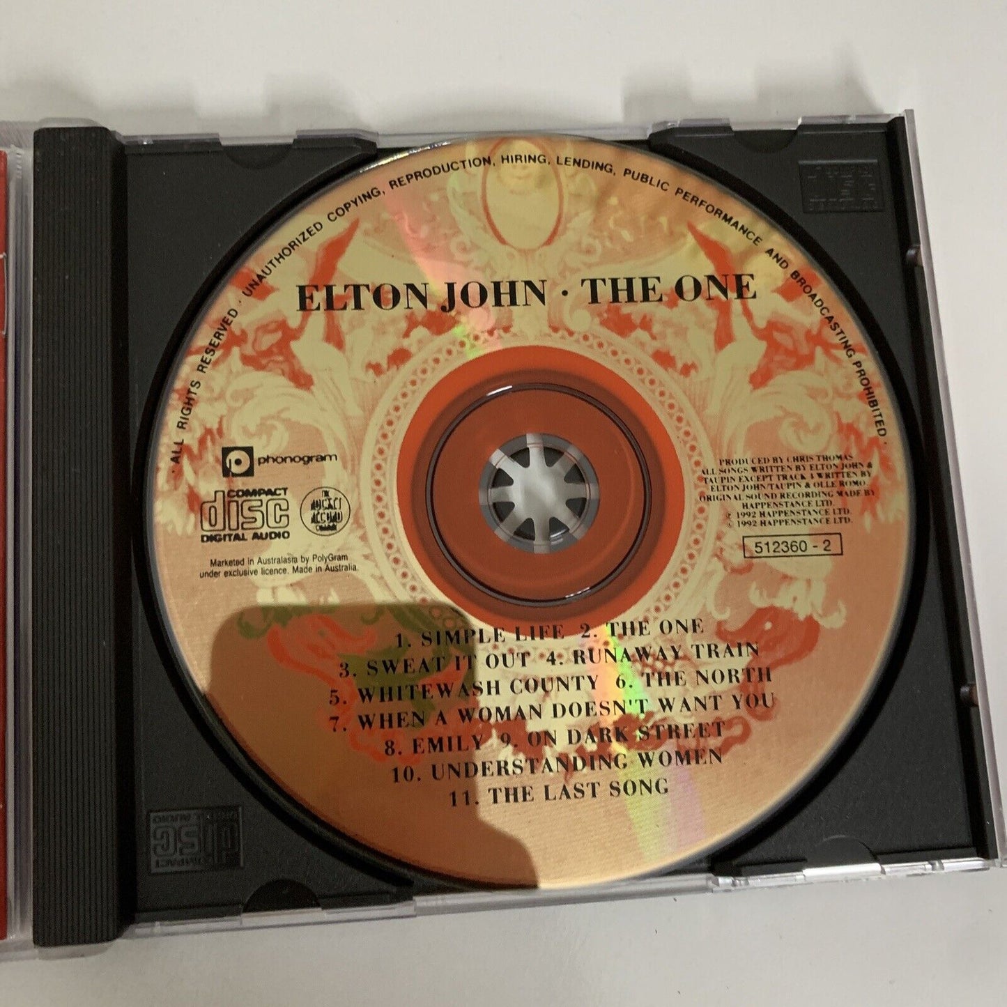 The One by Elton John (CD, 1992) Australian Gold Edition