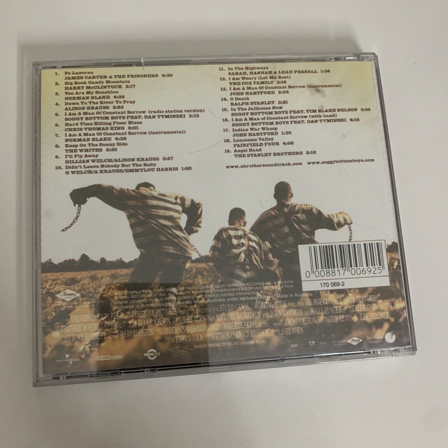 O Brother, Where Art Thou? (Music From The Motion Picture)  (CD, 2000)