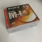 6x SONY DVD-R 4.7GB 120 Min DVD Blank Media NEW Sealed