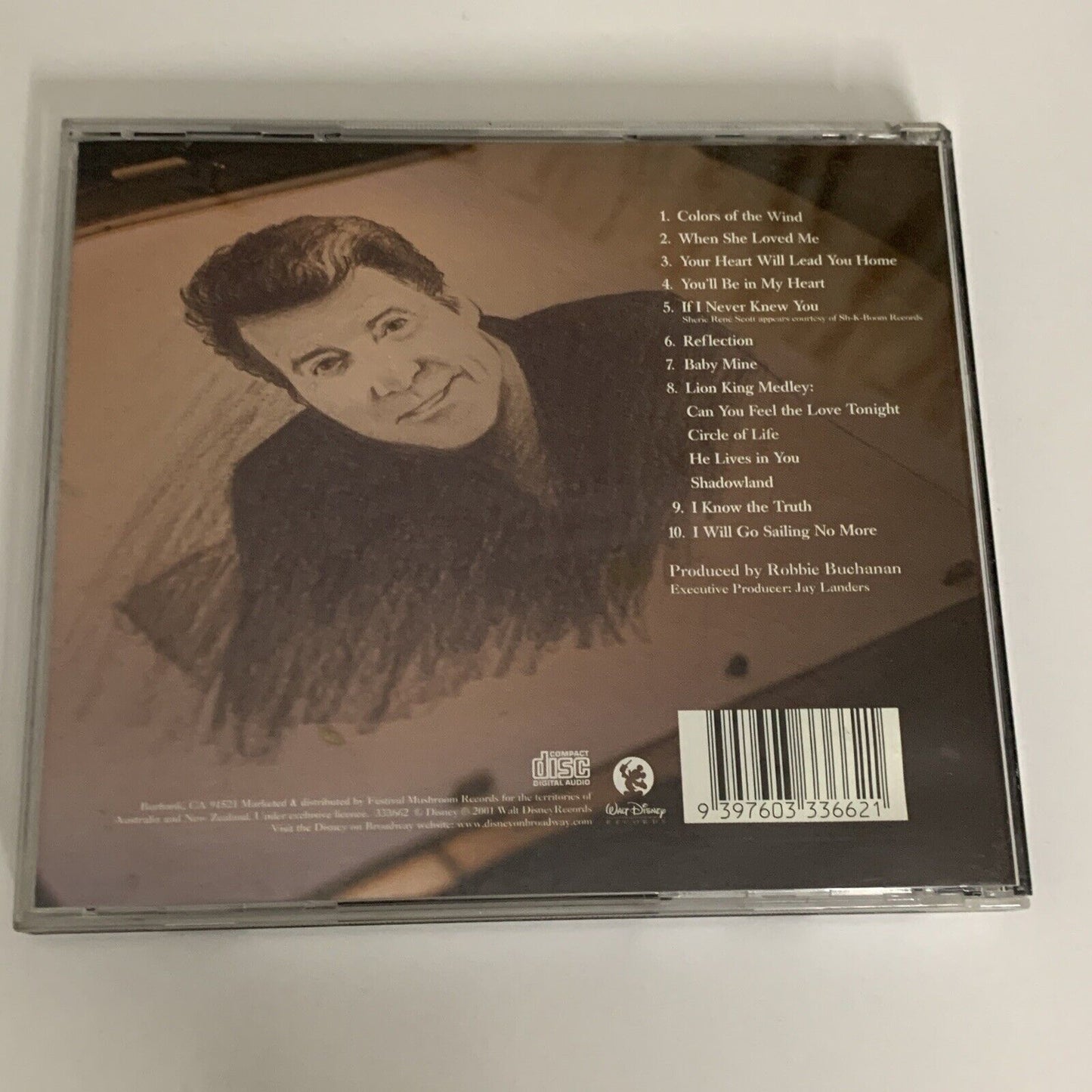 The Disney Album by Michael Crawford (CD, 2001) Album