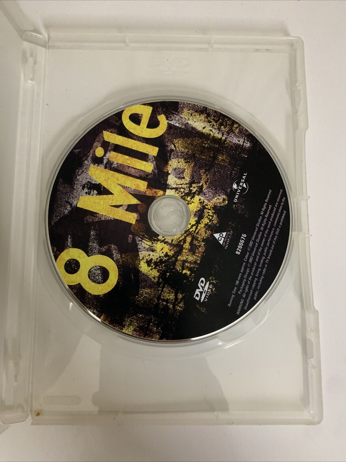 8 Mile (DVD, 2002) Kim Basinger, Eminem, Brittany Murphy Region 4 &2