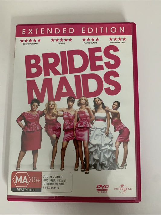 Brides Maids Extended Edition (DVD, 2011) Kristen Wiig, Terry Crews Region 4