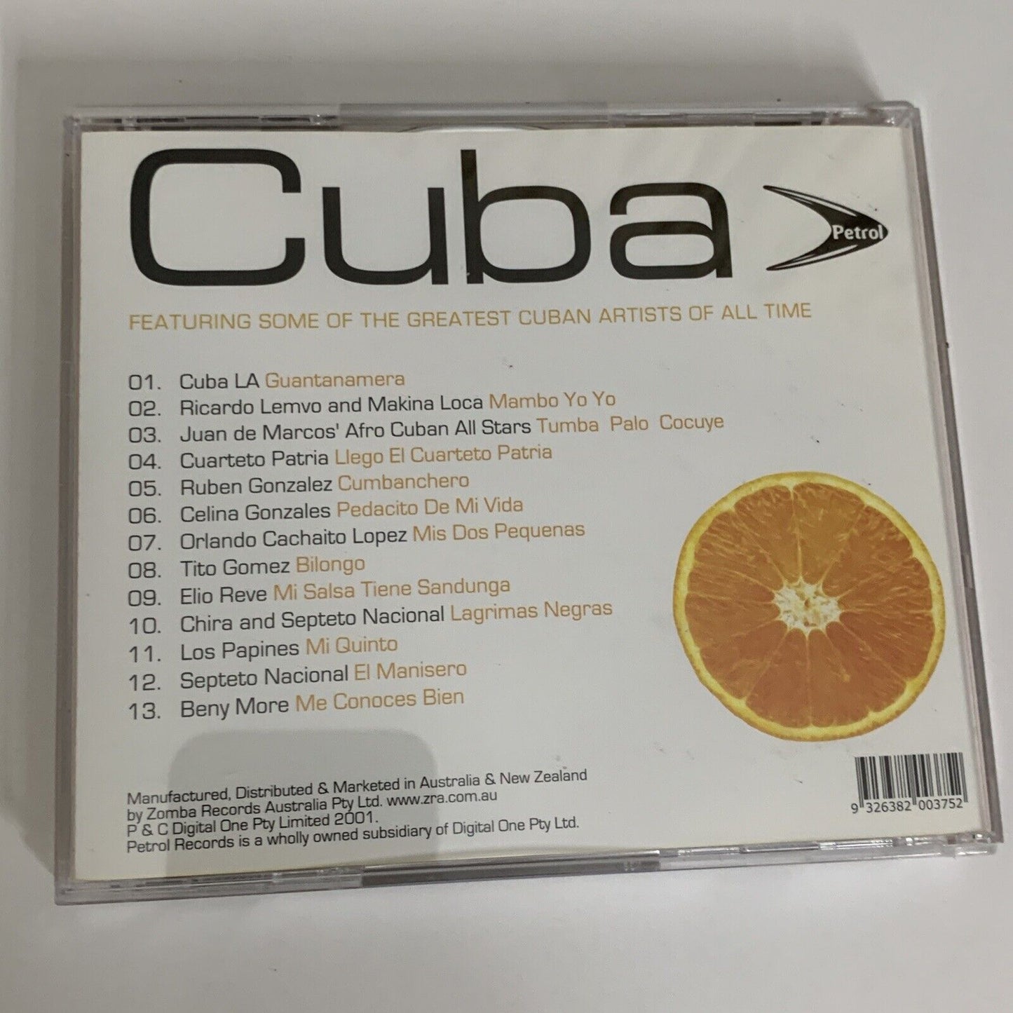 Cuba The Greatest Songs Ever (CD, 2001) Album
