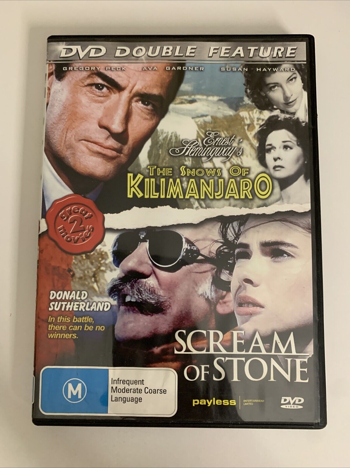 The Snows Of Kilimanjaro / Scream of Stone (DVD) Gregory Peck All Regions