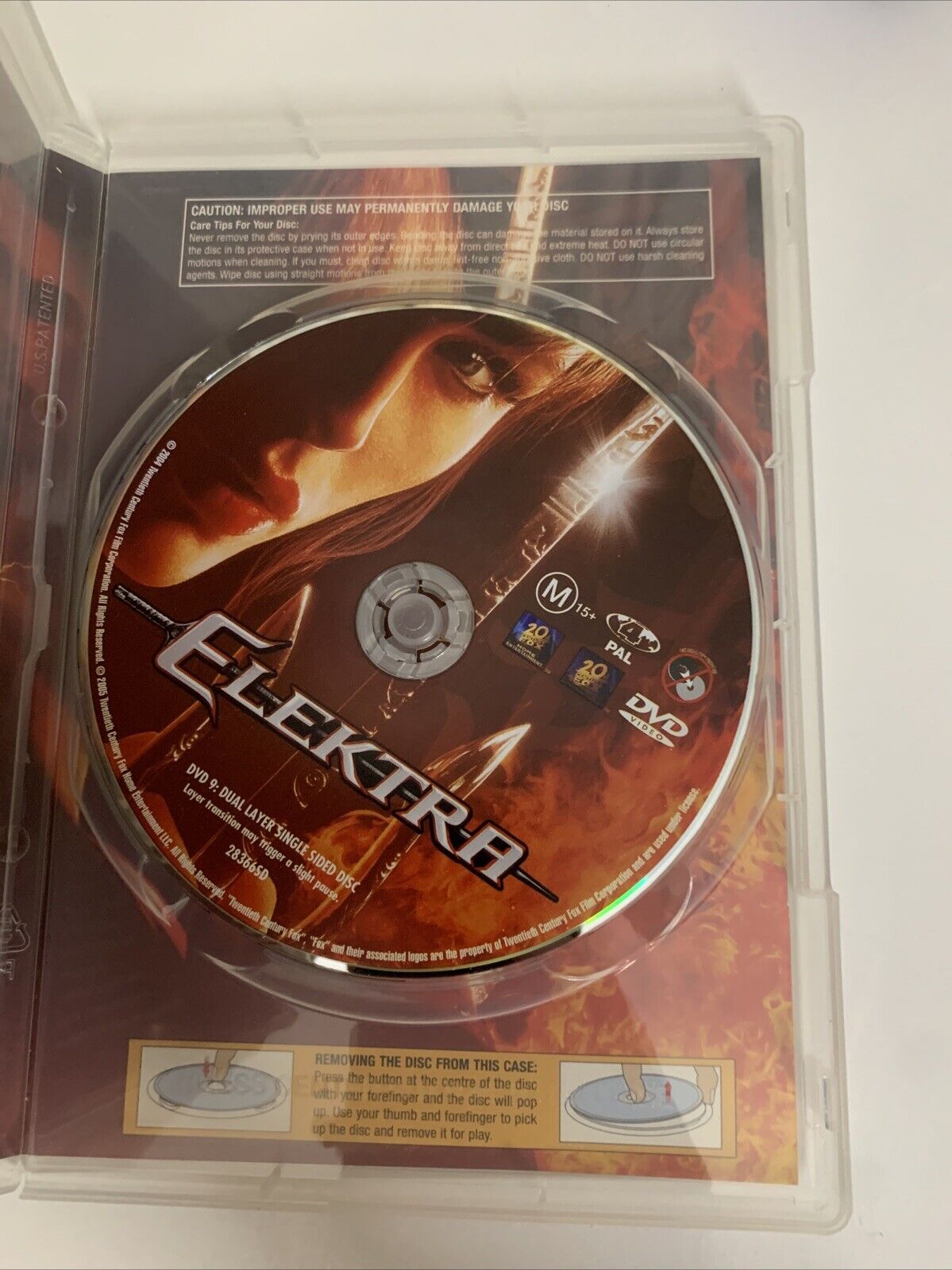 Elektra (DVD, 2005) Terence Stamp, Kirsten Prout, Jennifer Garner  Region 4