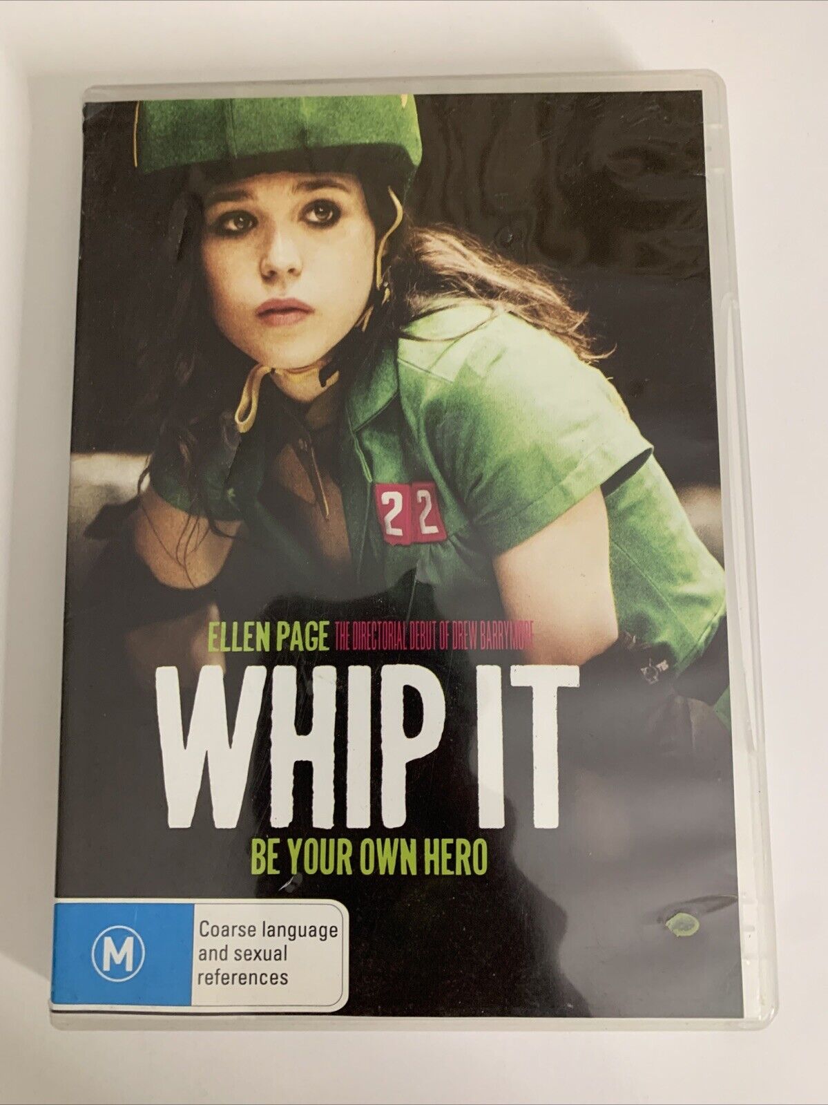 Whip It (DVD, 2009) Ellen Page, Drew Barrymore  Region 4
