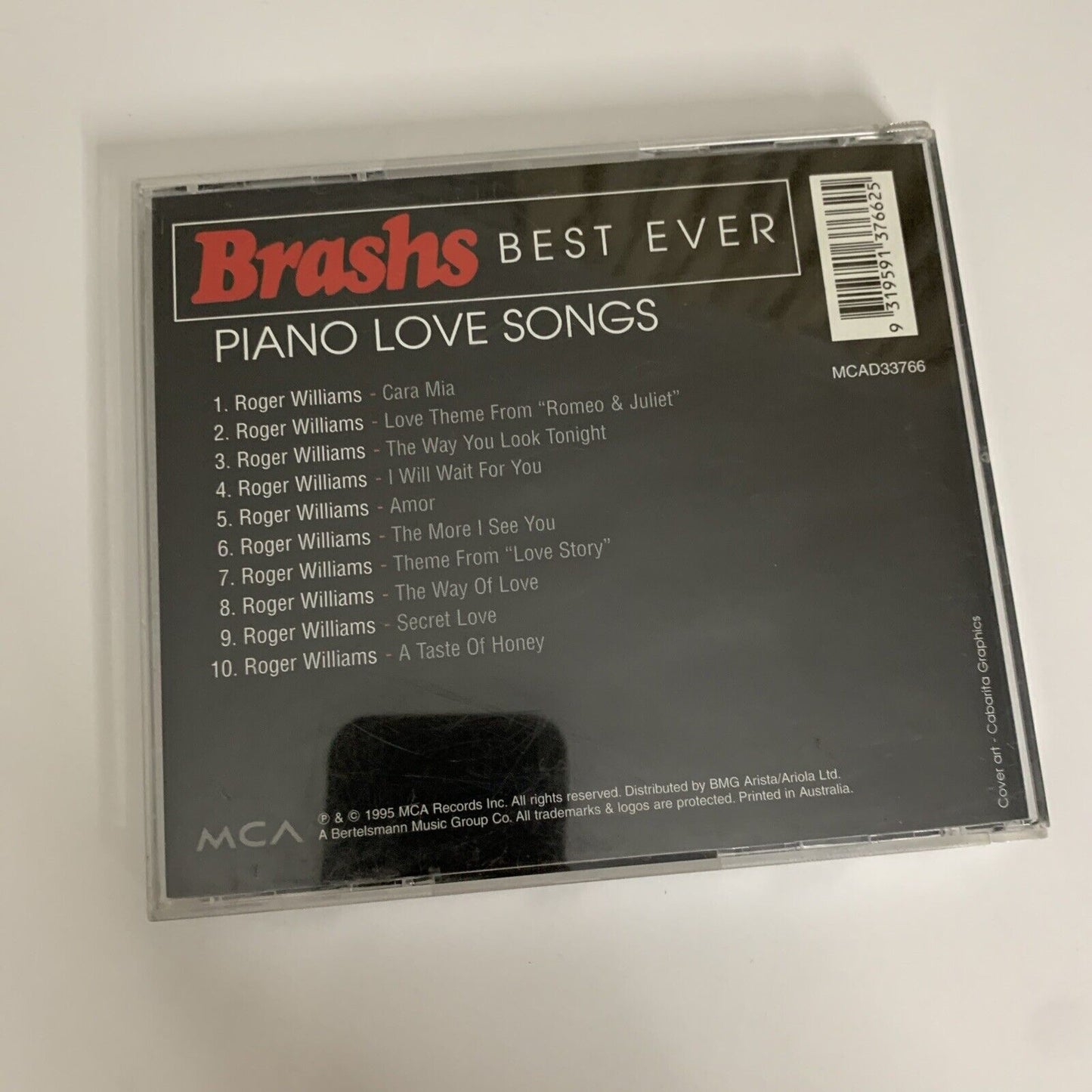 Brashs Best Ever Piano Love Songs (CD, 1995) Album