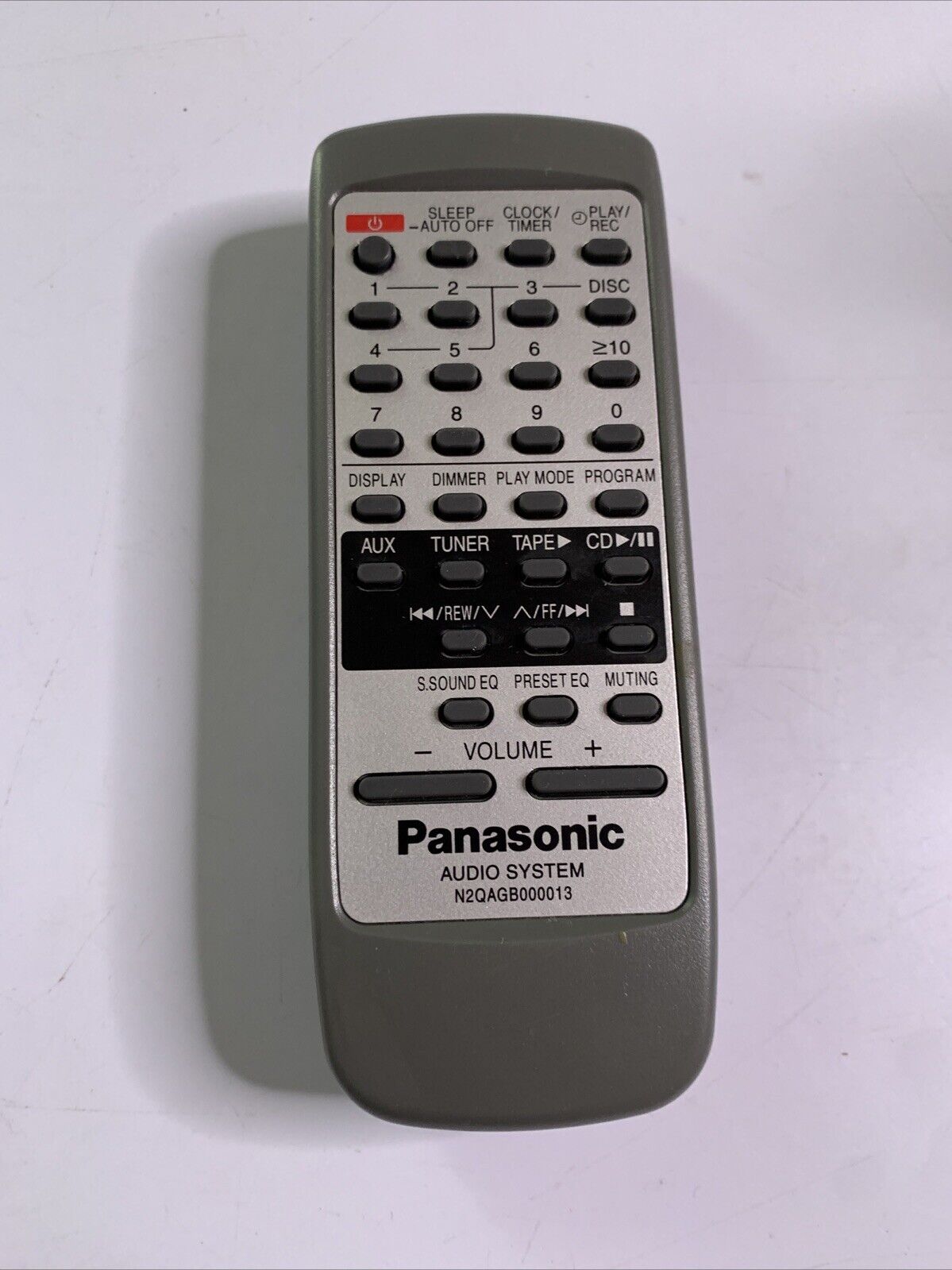 Genuine Panasonic CD Tape Audio System Remote N2QAGB000013