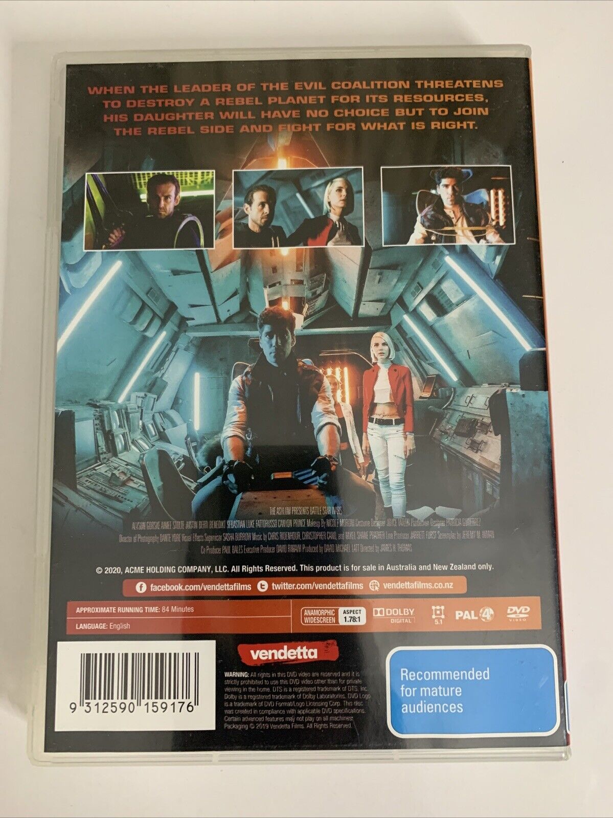 Battle Star Wars (DVD, 2020) Alyson Gorske, Aimee Stolte, Justin Berti  Region 4