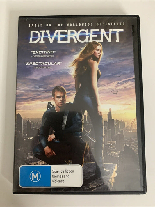 Divergent (DVD, 2014) Kate Winslet, Shailene Woodley Region 4