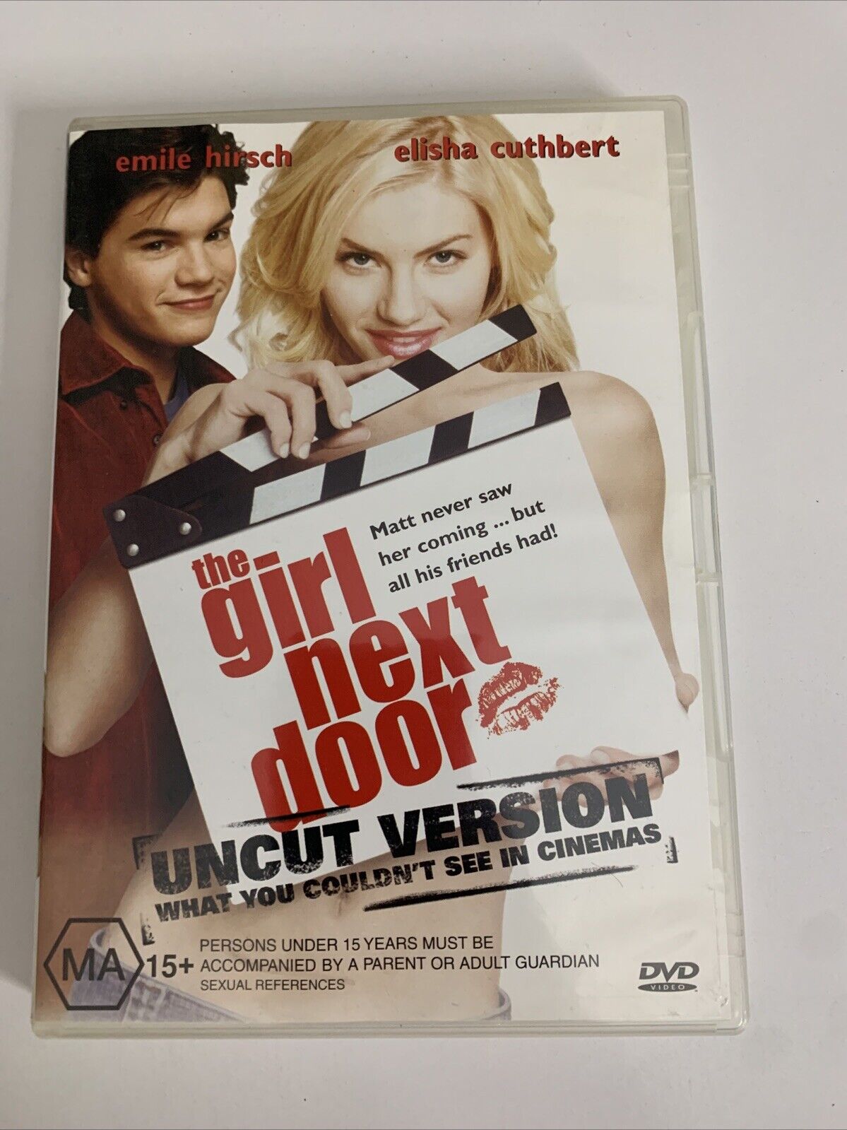 The Girl Next Door : Uncut Version (DVD, 2004) Emile Hirsch  Region 4
