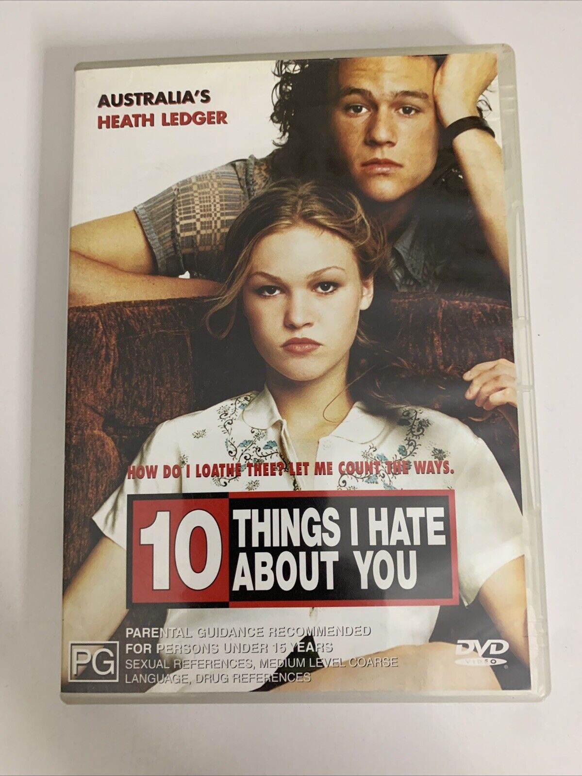 10 Things I Hate About You (DVD, 1999) Julia Stiles, Heath Ledger Region 4