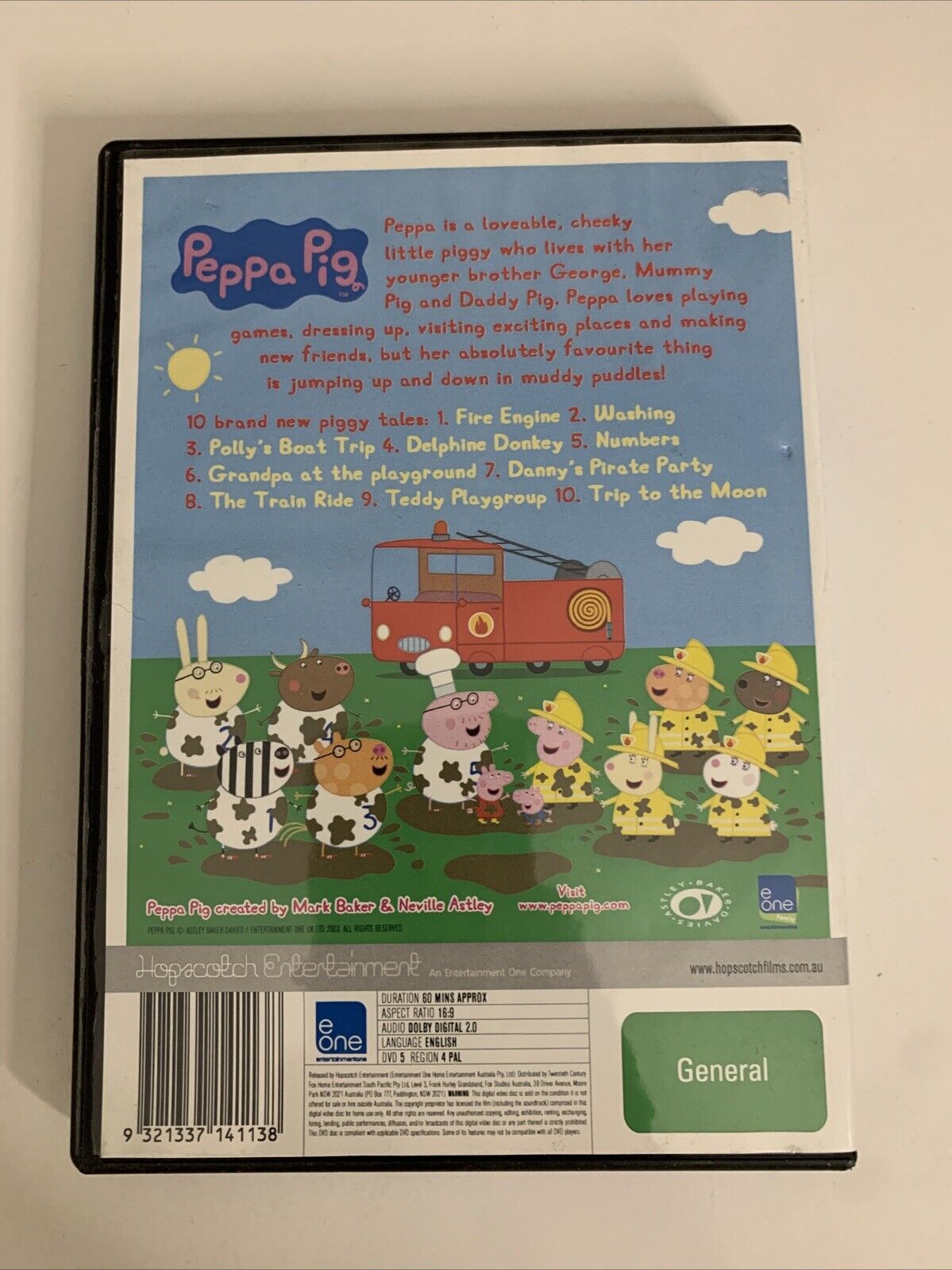Peppa Pig Fire Engine & Other Stories (DVD, 2009) Animation Region 4