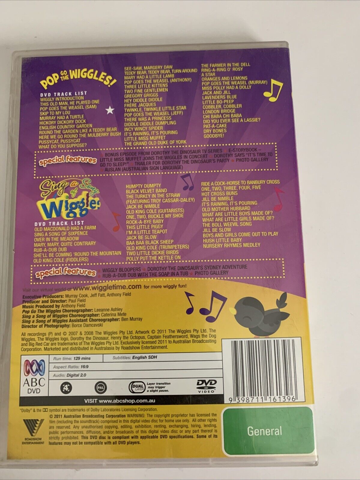 The Wiggles Nursery Rhymes Collection 4-Disc (DVD + CD, 2011) Region 4