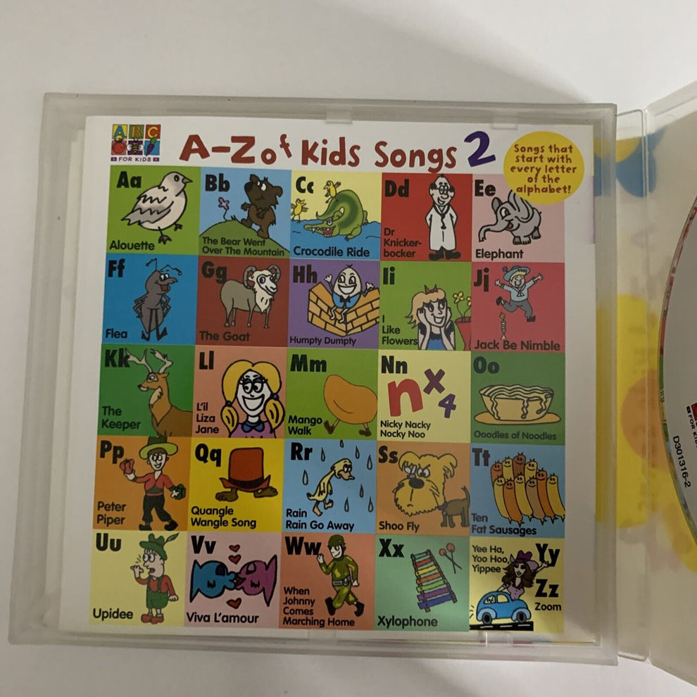 A-Z Of Kids Songs 2 by ABC Music (CD, 2006) Album D301316-2 – Retro Unit
