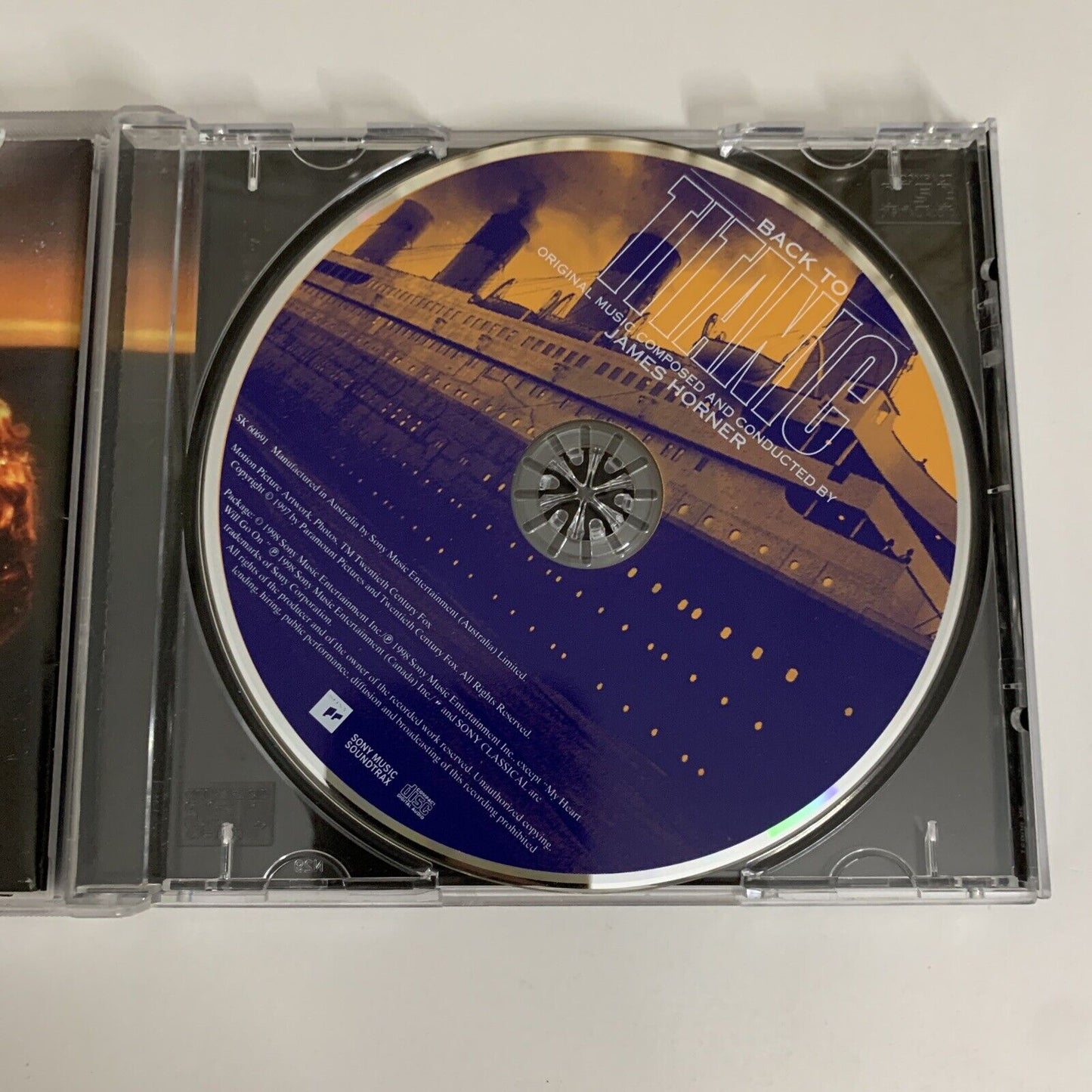 Back To Titanic (Music From The Motion Picture) by James Horner (CD, 1998) Album