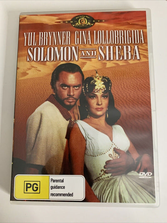 Solomon and Sheba (DVD, 1959) Yul Brynner, Gina Lollobrigida  Region 4