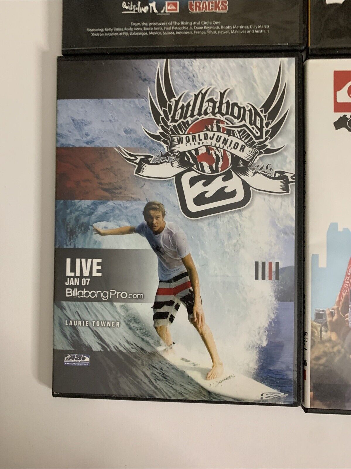 6x Surfing DVD Burn, 3D Destinations, Billabong World Championships, Somewhere