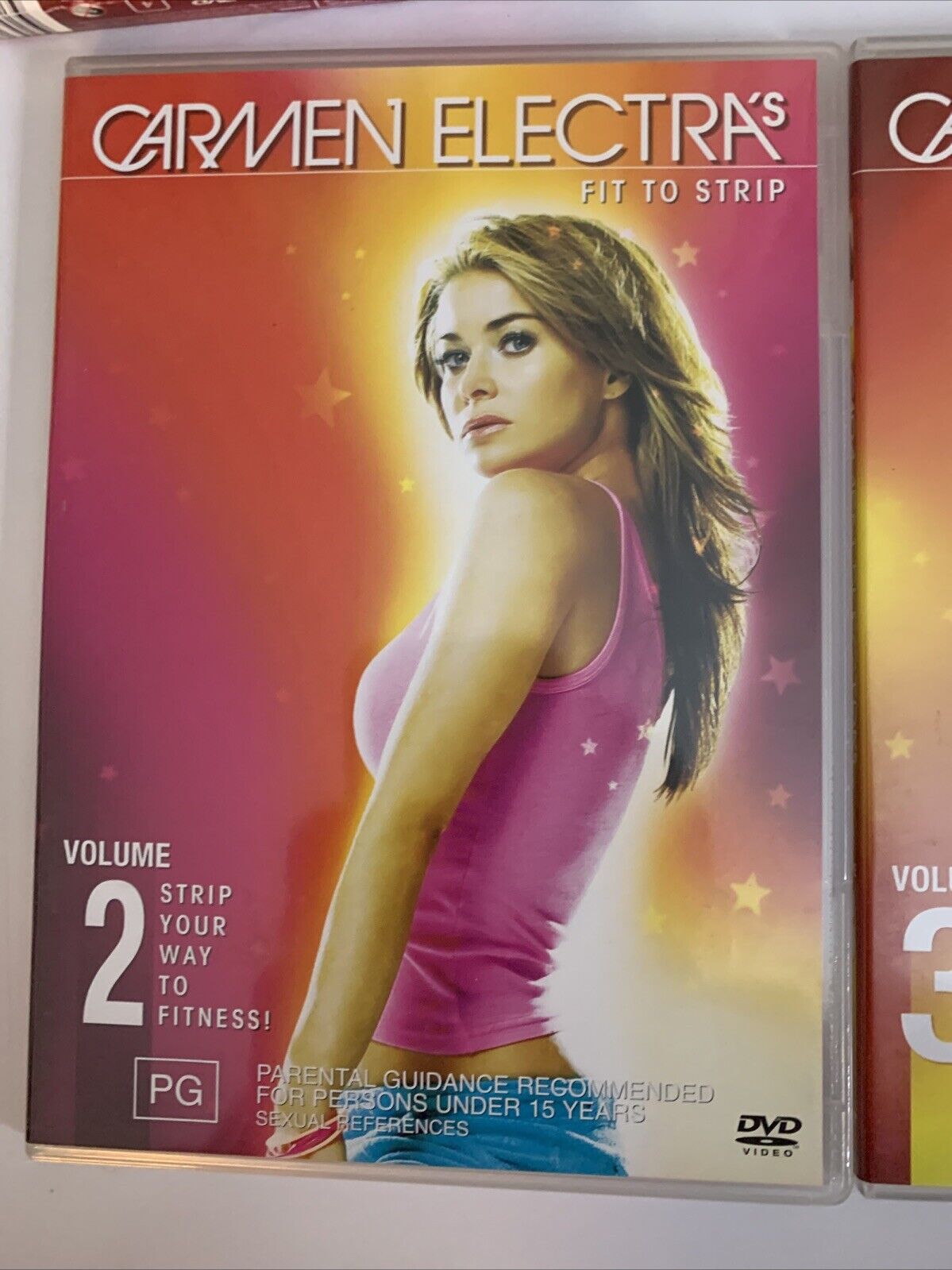 Carmen Electra FIT to Strip Boxset (DVD, 2004, 4-Disc Set) Region 4