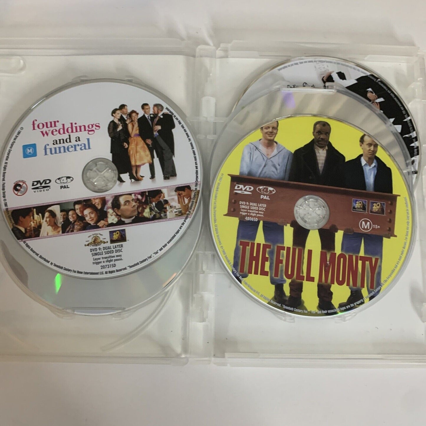 Full Monty / Marigold Hotel / Four Weddings & Funeral / Fish Called Wanda  DVD