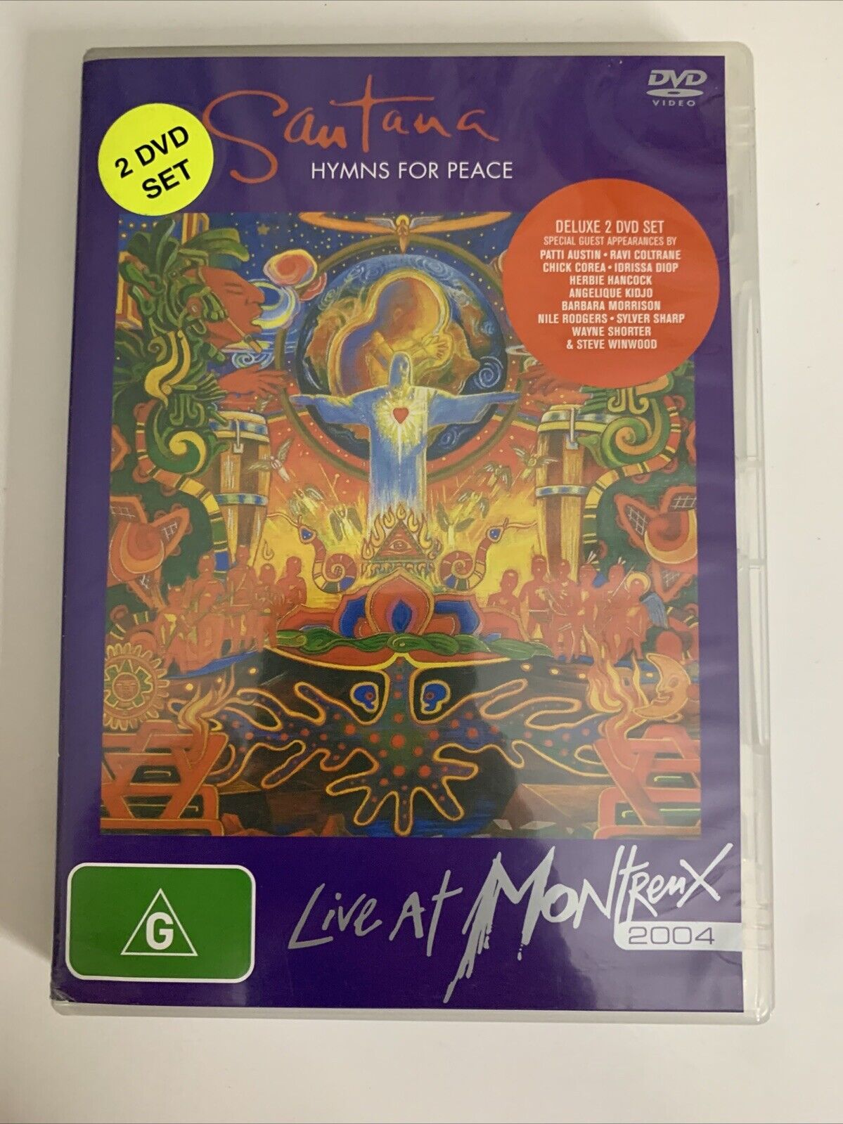 Santana Hymns For Peace Live At Montreux 2004  (DVD, 2004) Region 4