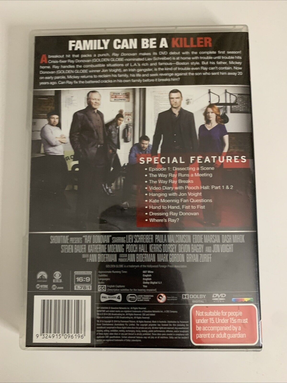 Ray Donovan : Season 1 (DVD, 2013, 4-Disc) Region 4
