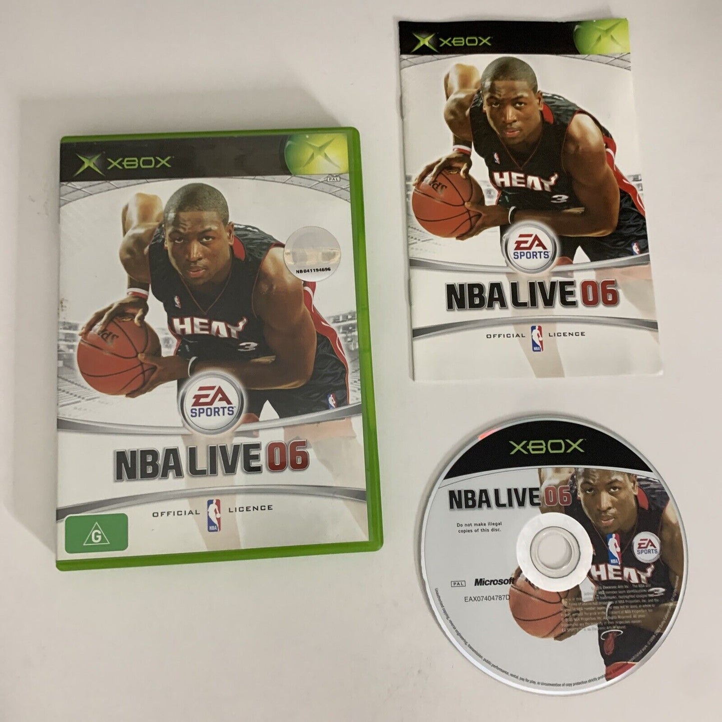 NBA Live 06 Microsoft XBOX Original PAL Basketball Game Complete