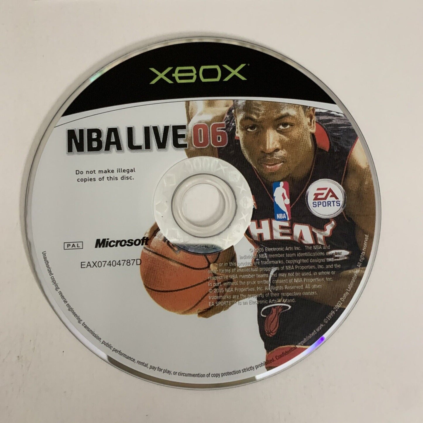 NBA Live 06 Microsoft XBOX Original PAL Basketball Game Complete