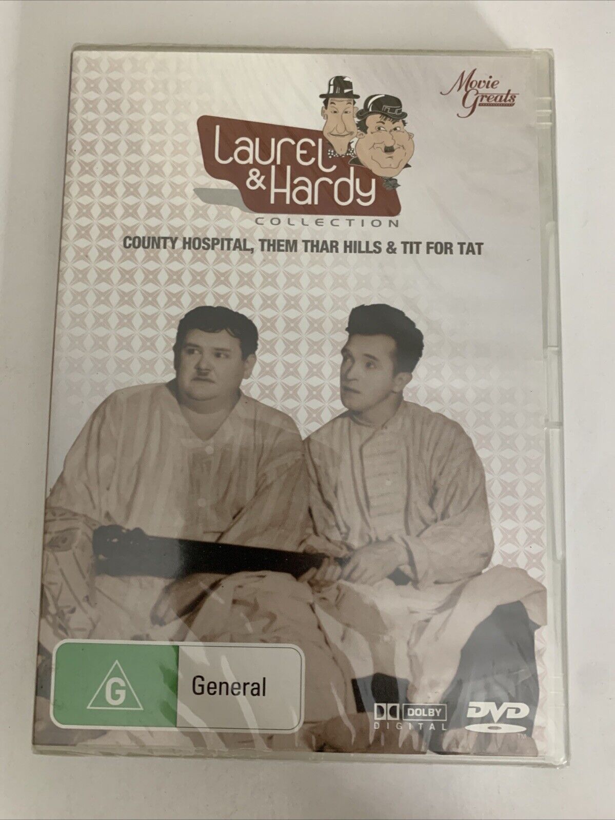 County Hospital / Them Thar Hills / Titi For Tat (DVD,1932) Laurel and Hardy NEW