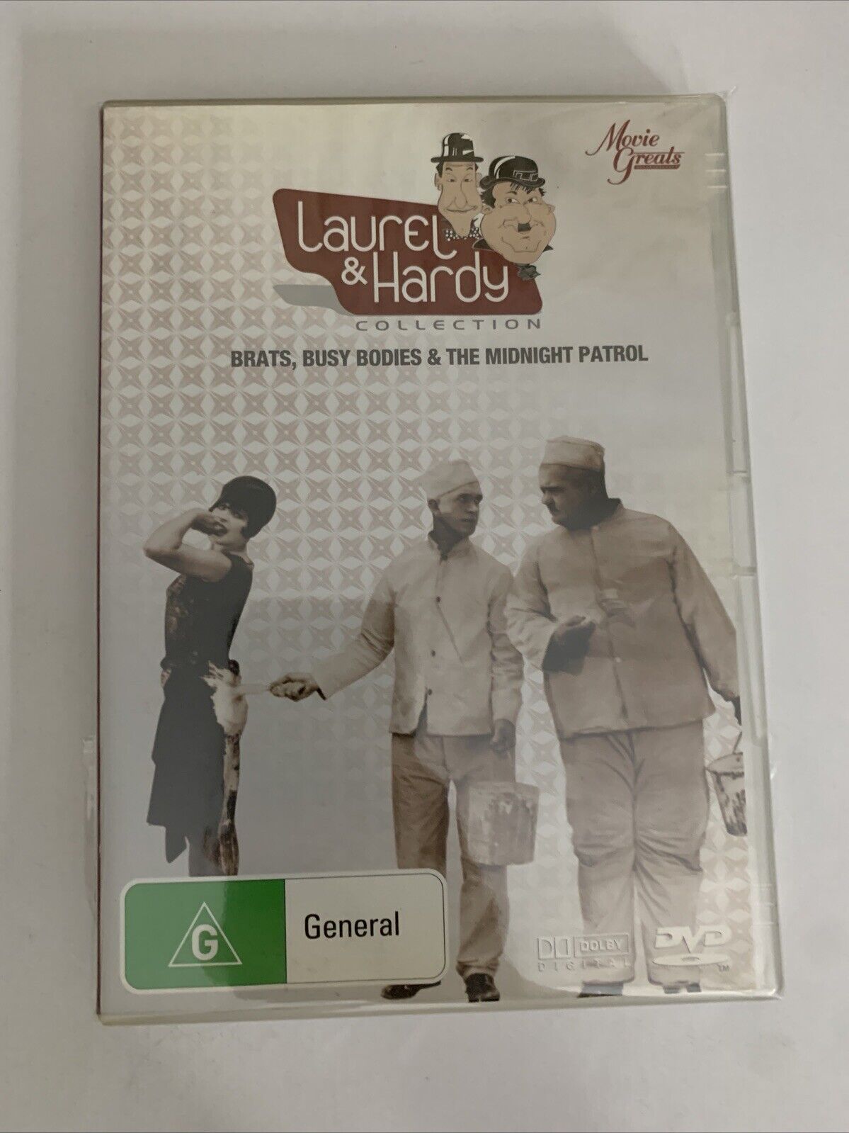 Brats / Busy Bodies / The Midnight Patrol (DVD, 1930) Laurel and Hardy  NEW