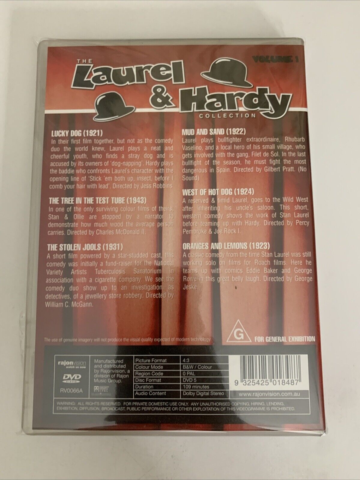 The Laurel and Hardy Collection : Vol 1 (DVD) All Regions  NEW