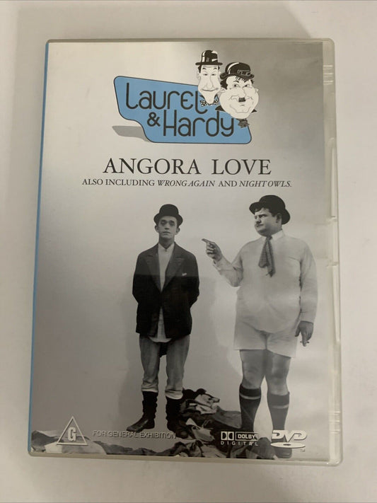 Angora Love / Wrong Again / Night Owls  (DVD, 1929) Laurel and Hardy Region 4