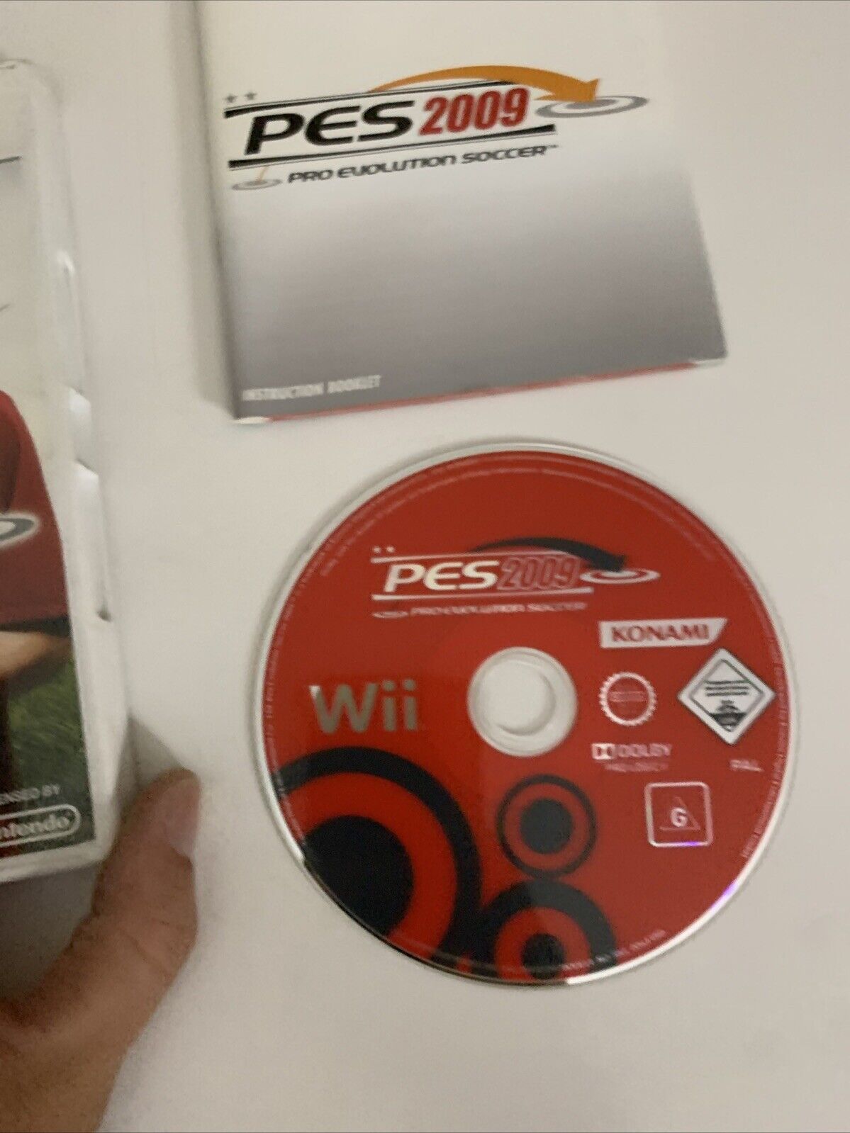 PES Pro Evolution Soccer 2009 Nintendo Wii PAL Messi Football Game Complete