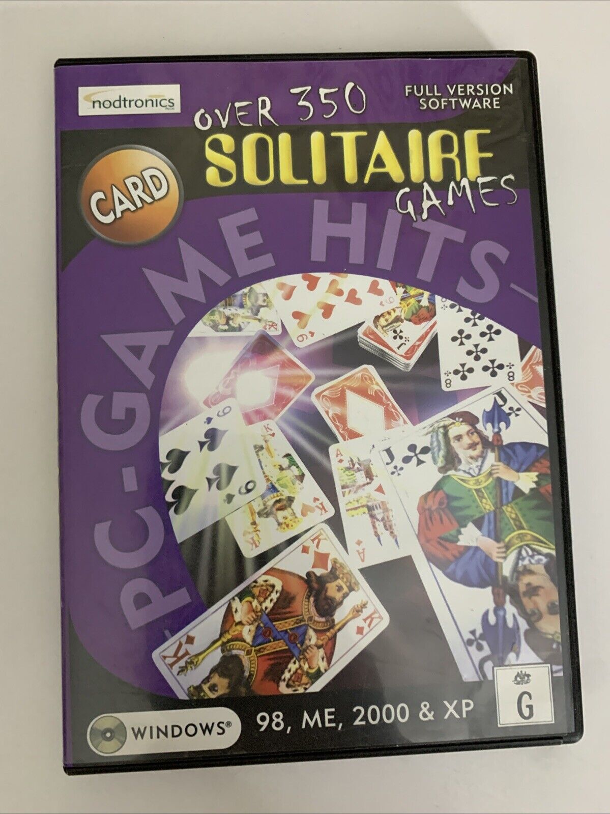 Over 350 Solitaire Card Games PC Windows CD-ROM