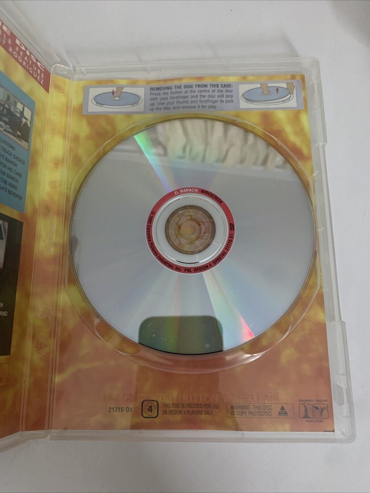 Desperado / El Mariachi (DVD, 1995) Antonio Banderas, Salma Hayek  Region 4