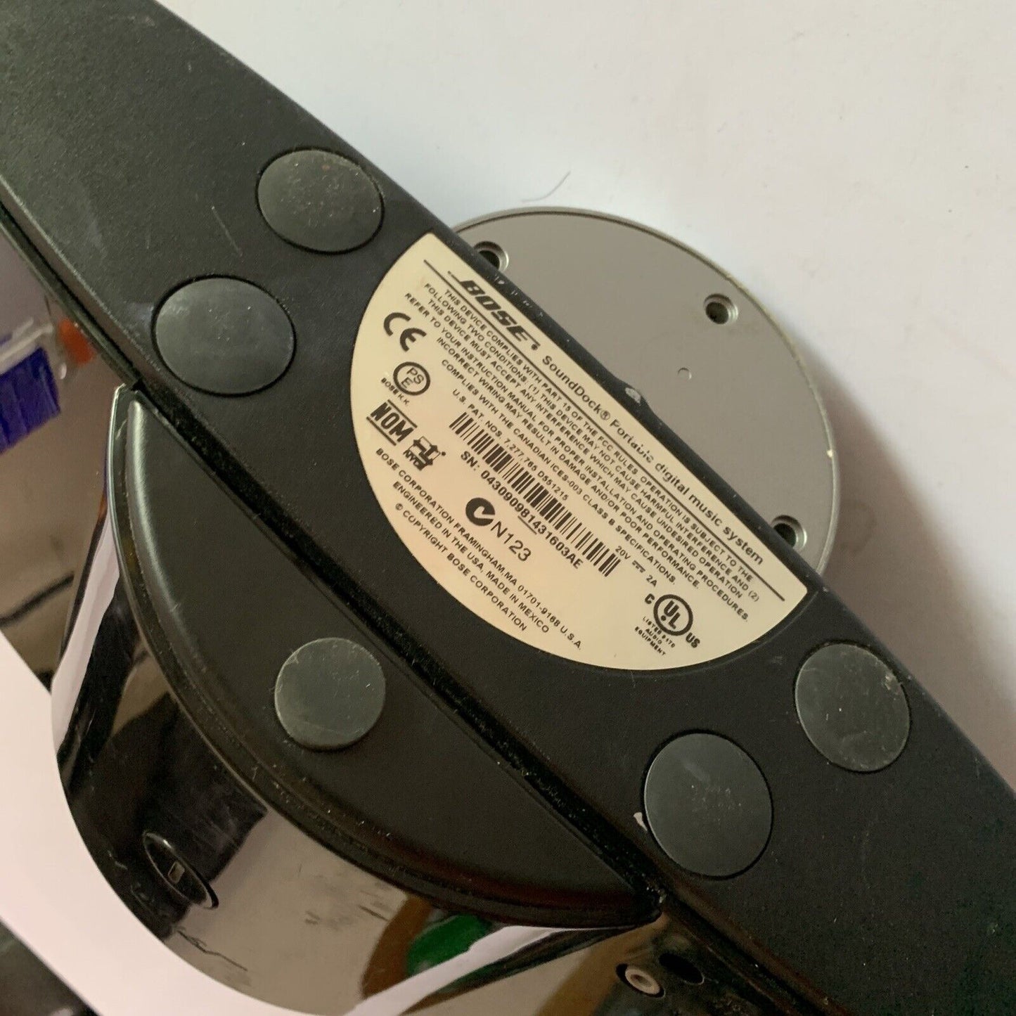 Bose Soundock Portable Speaker *For Parts Or Repair