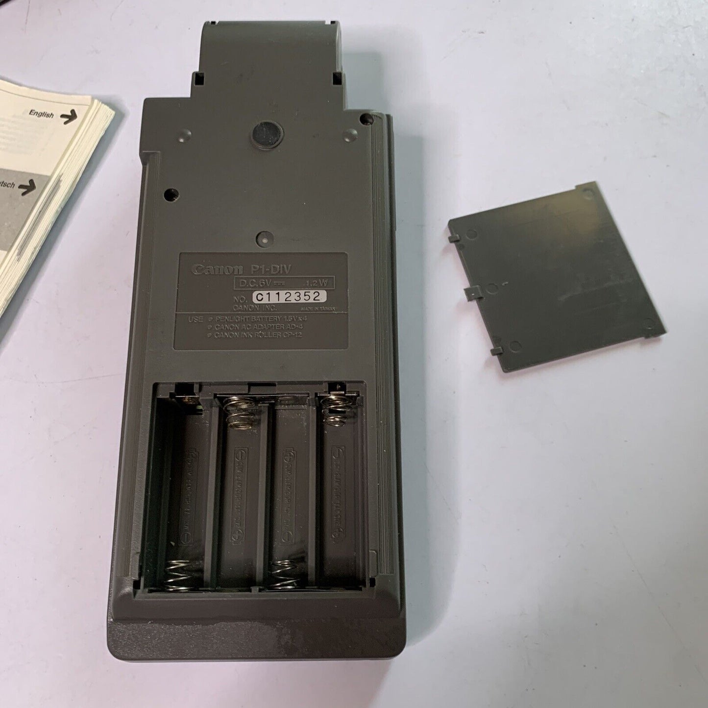 Canon Electronic Calculator Printer with Roll P1-D