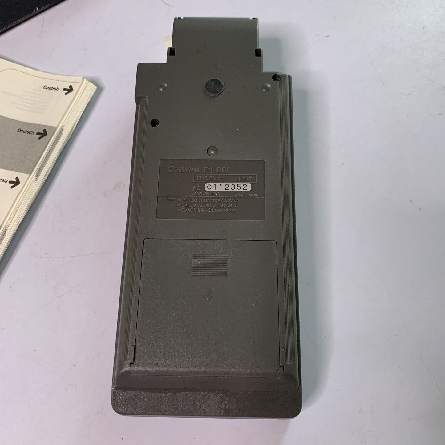 Canon Electronic Calculator Printer with Roll P1-D