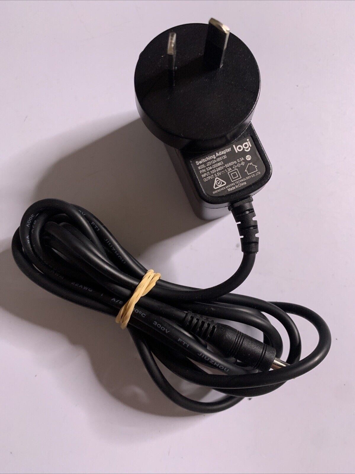 Genuine Logitech JZ012A-055130 AC Adapter 5.5V 1.3A Charger Power Supply