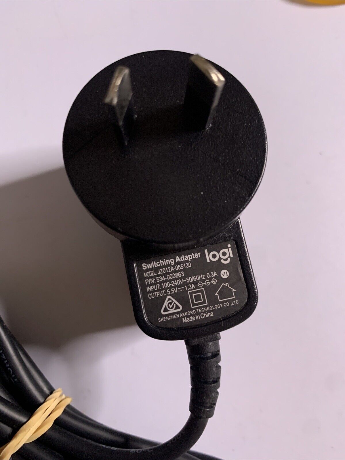 Genuine Logitech JZ012A-055130 AC Adapter 5.5V 1.3A Charger Power Supply