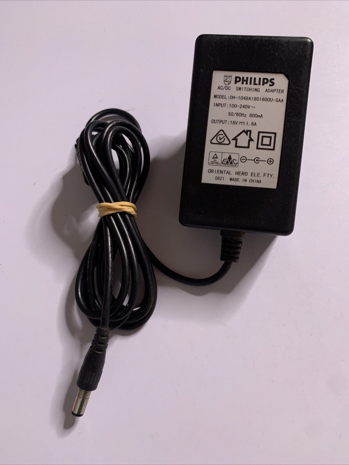Genuine Philips AC Adapter 18V 1.6A Power Supply 0H-1048A1801600U-SAA
